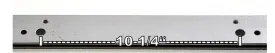 12613 Wilder T-Handle Backgauge Bar for Models 1624/1424 - Old Style Backgauge