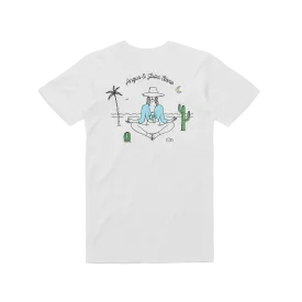 Beach / White T-shirt
