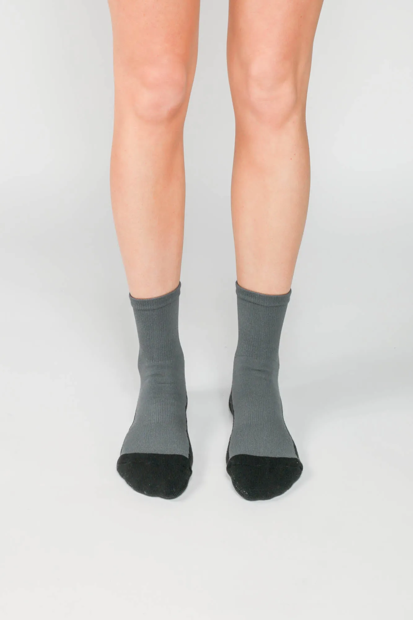 Cotton Cashmere Walk Socks | Black