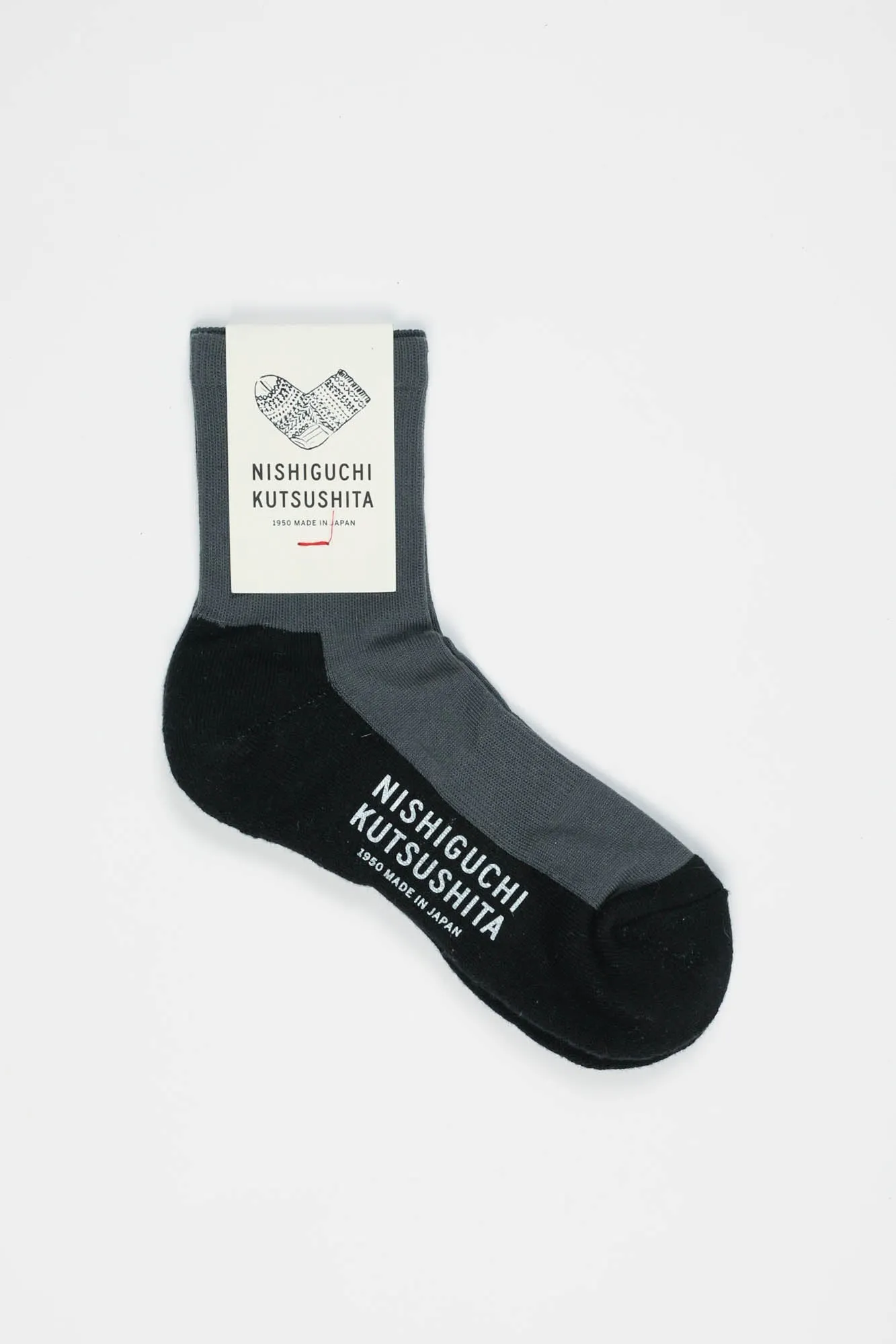 Cotton Cashmere Walk Socks | Black