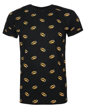 DC Batman Logo Print Men's T-Shirt