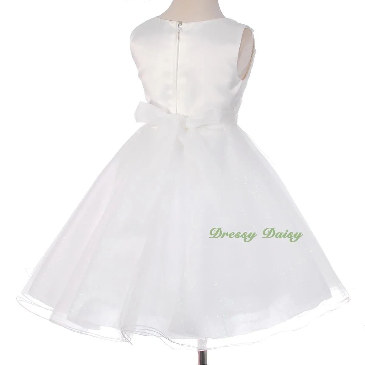 FG288 Rhinestones Flower Girl Dress Birthday Wedding Party Pageant Occasion Size 2-9