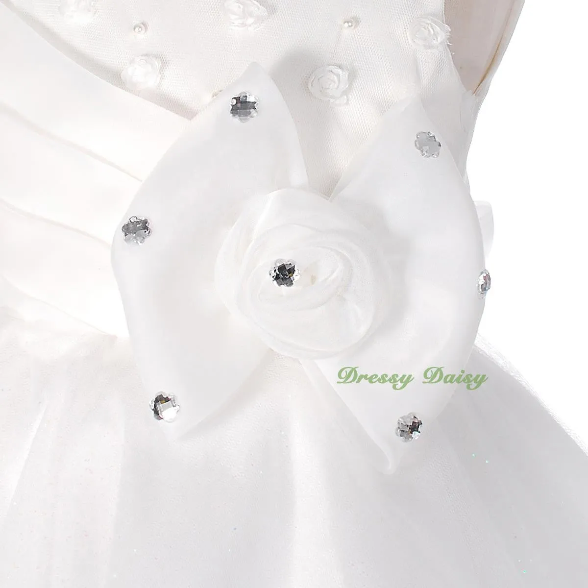 FG288 Rhinestones Flower Girl Dress Birthday Wedding Party Pageant Occasion Size 2-9