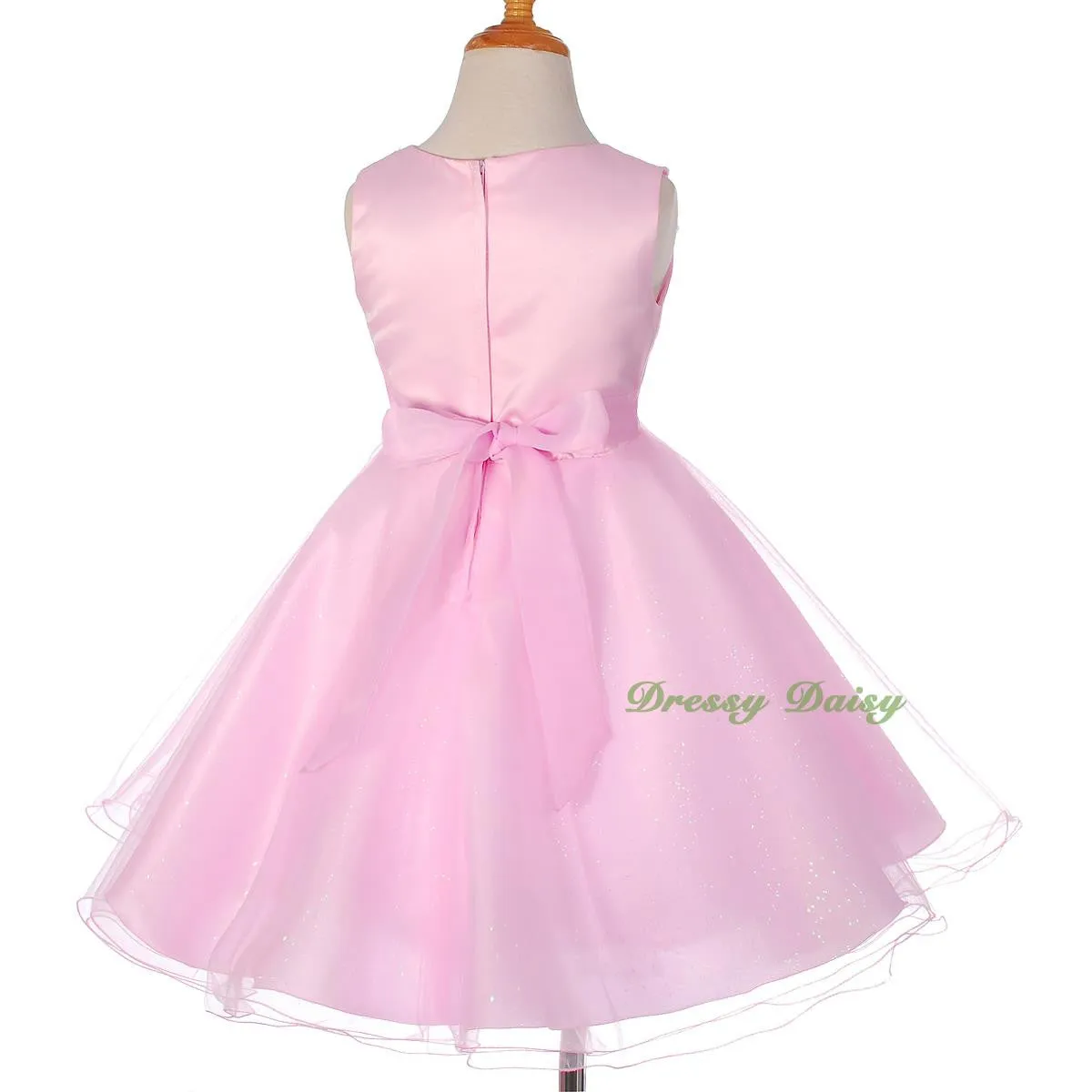 FG288 Rhinestones Flower Girl Dress Birthday Wedding Party Pageant Occasion Size 2-9