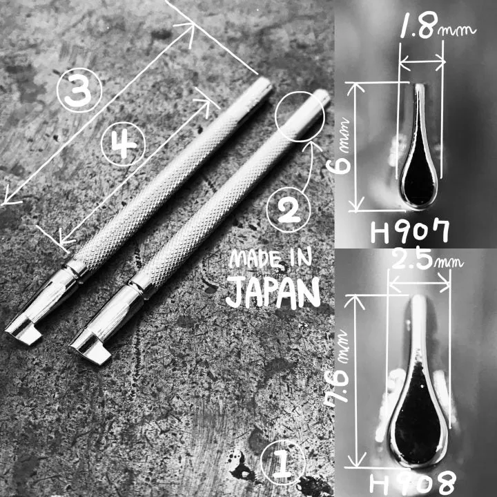 H908 Stop Leather Stamp OKA Japan