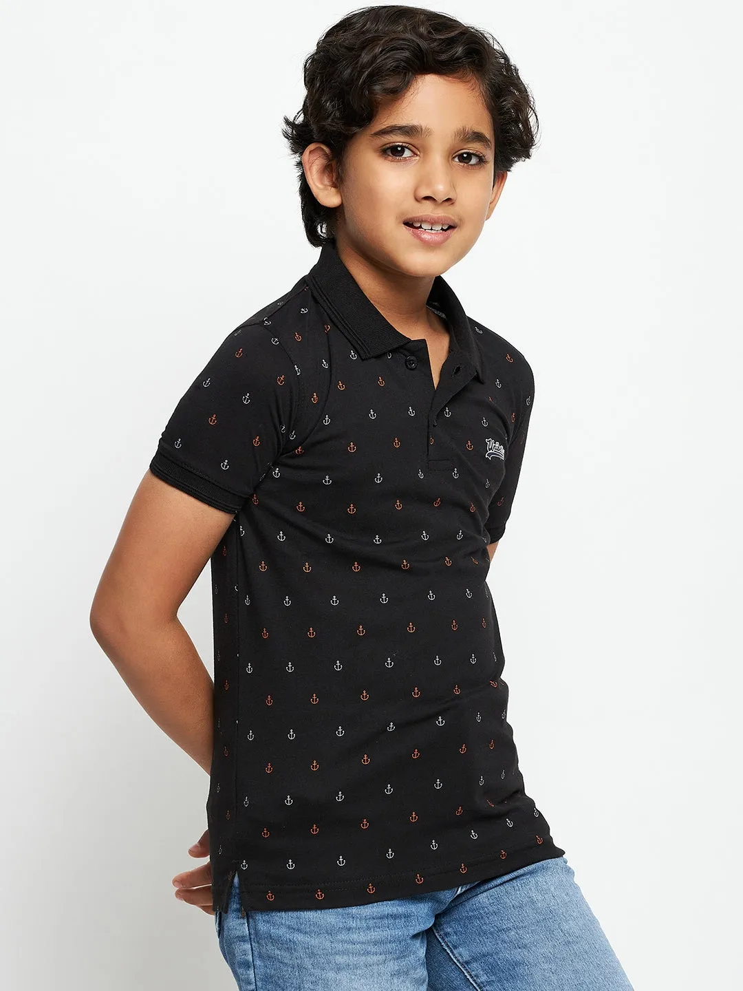 Junior AOP Polo T-Shirt