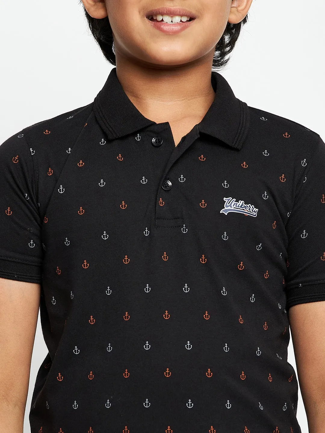 Junior AOP Polo T-Shirt