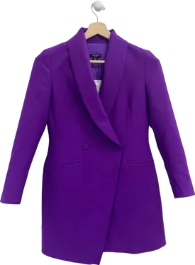 Karen Millen Purple Petite Coat UK 10