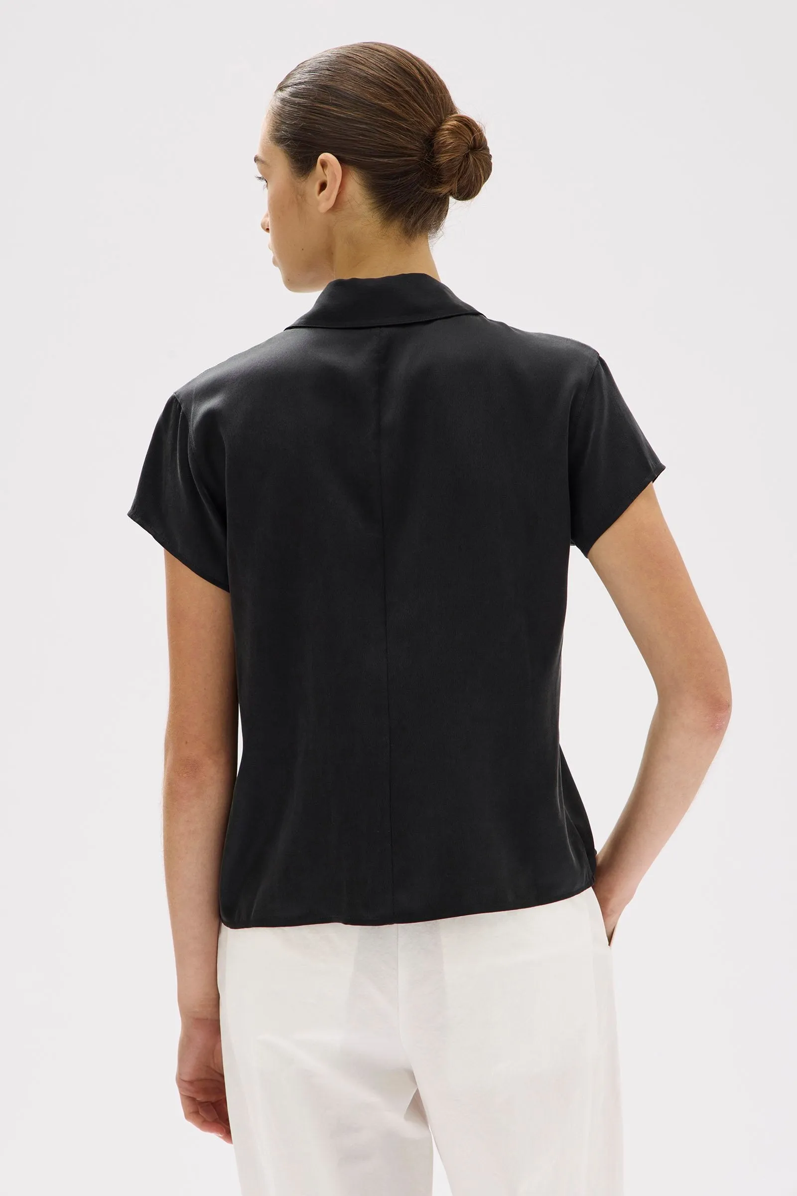 Karri Silk Short Sleeve Shirt
