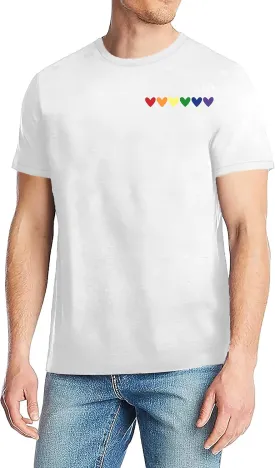 Men's Gay Pride Shirt : Rainbow Graphic Tees Be You T-Shirt LGBT Equality Short Sleeve Blouse Tops