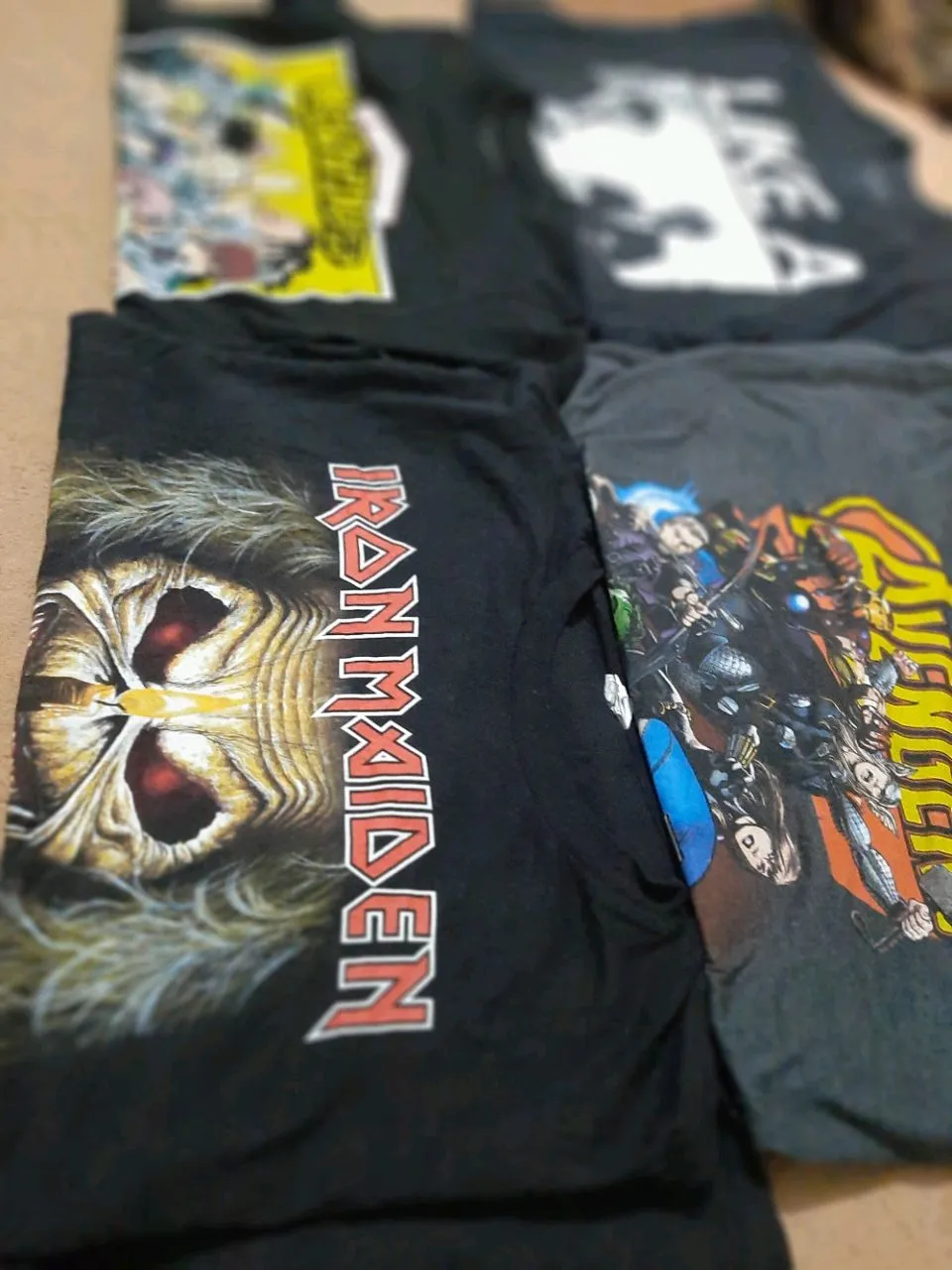 Mixed vintage printed t-shirt 50 pieces