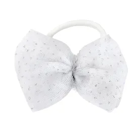 oh baby! Glinda Bow Nylon Headband - white