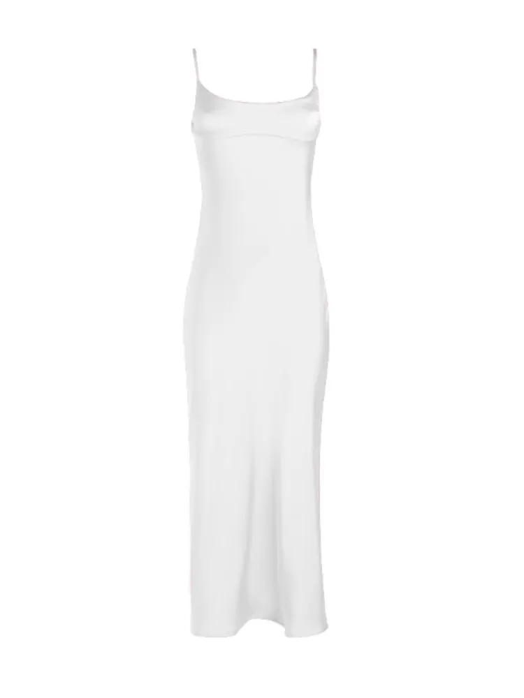 Pink Camis Satin | Long Dresses | Elegant Sleeveless Slip | Holiday Party Dresses |