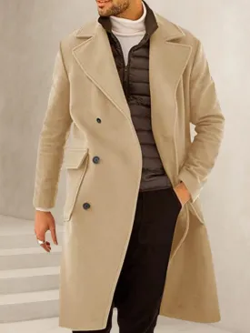 Premium Double-Breasted Tweed Coat