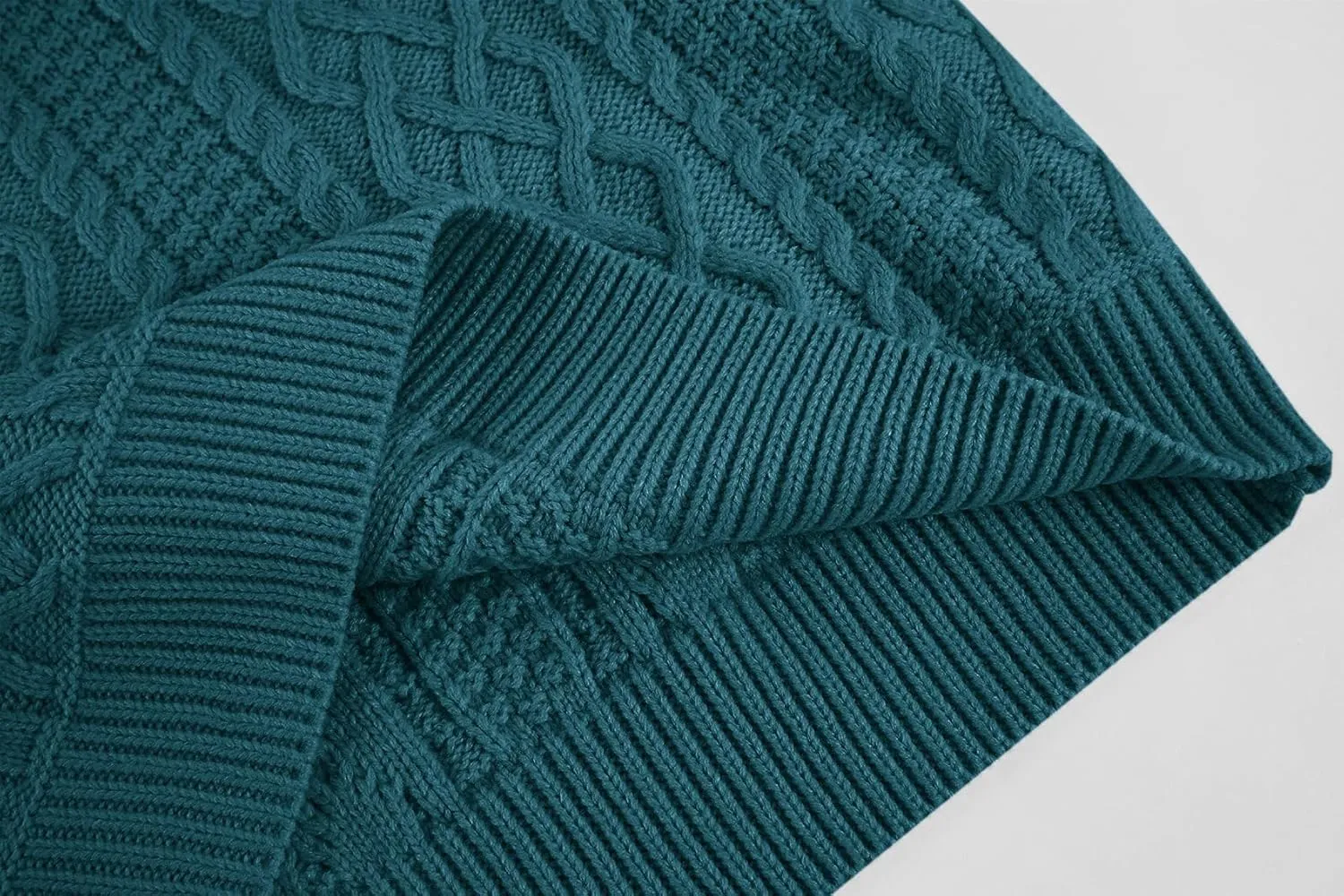 Runcati Mens Shawl Collar Sweaters Casual Cable Knit V-Neck Slim Fit Fall Winter Lightweight Pullover Sweater Knitwear