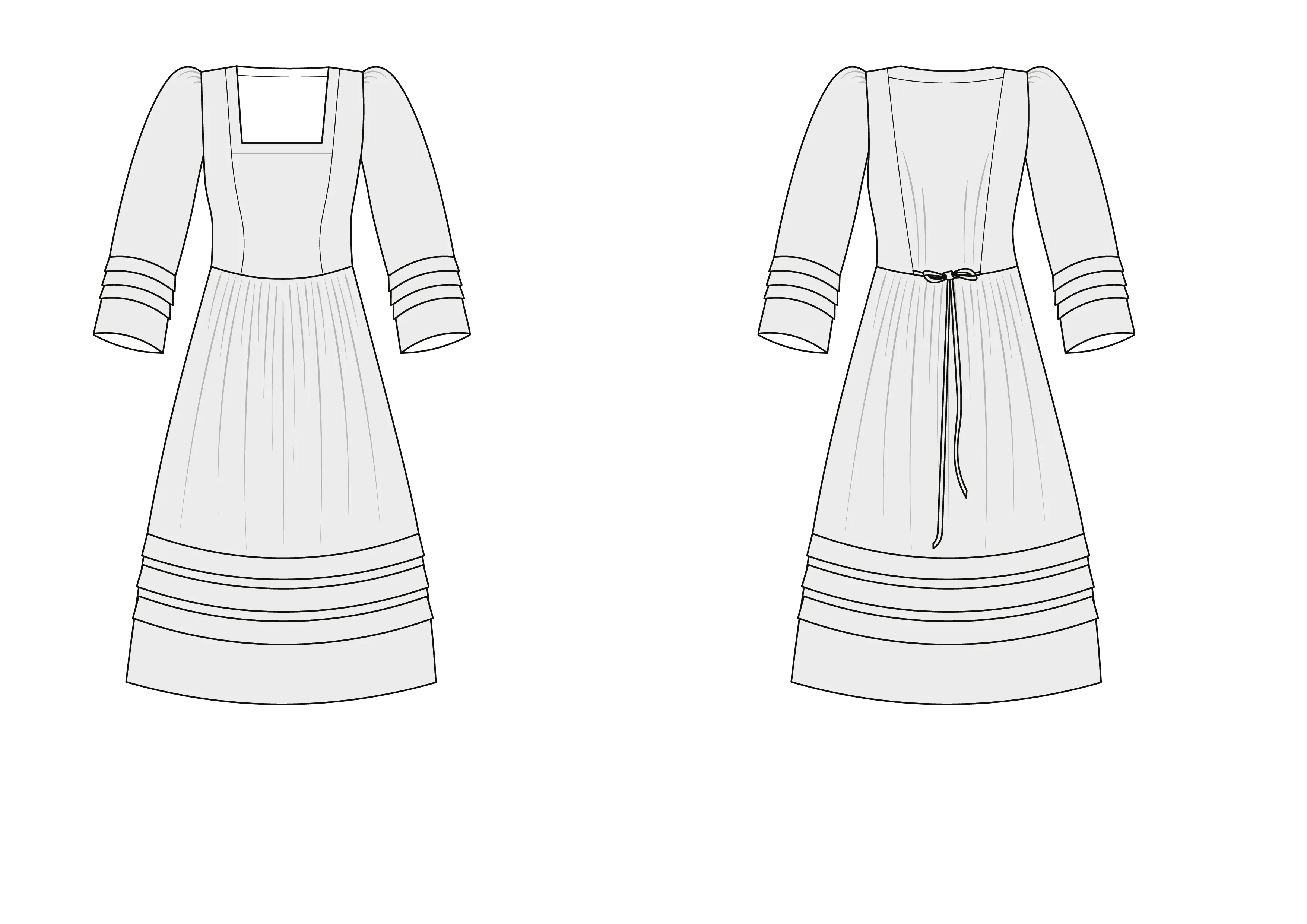 Tamzin Dress  - PDF sewing pattern