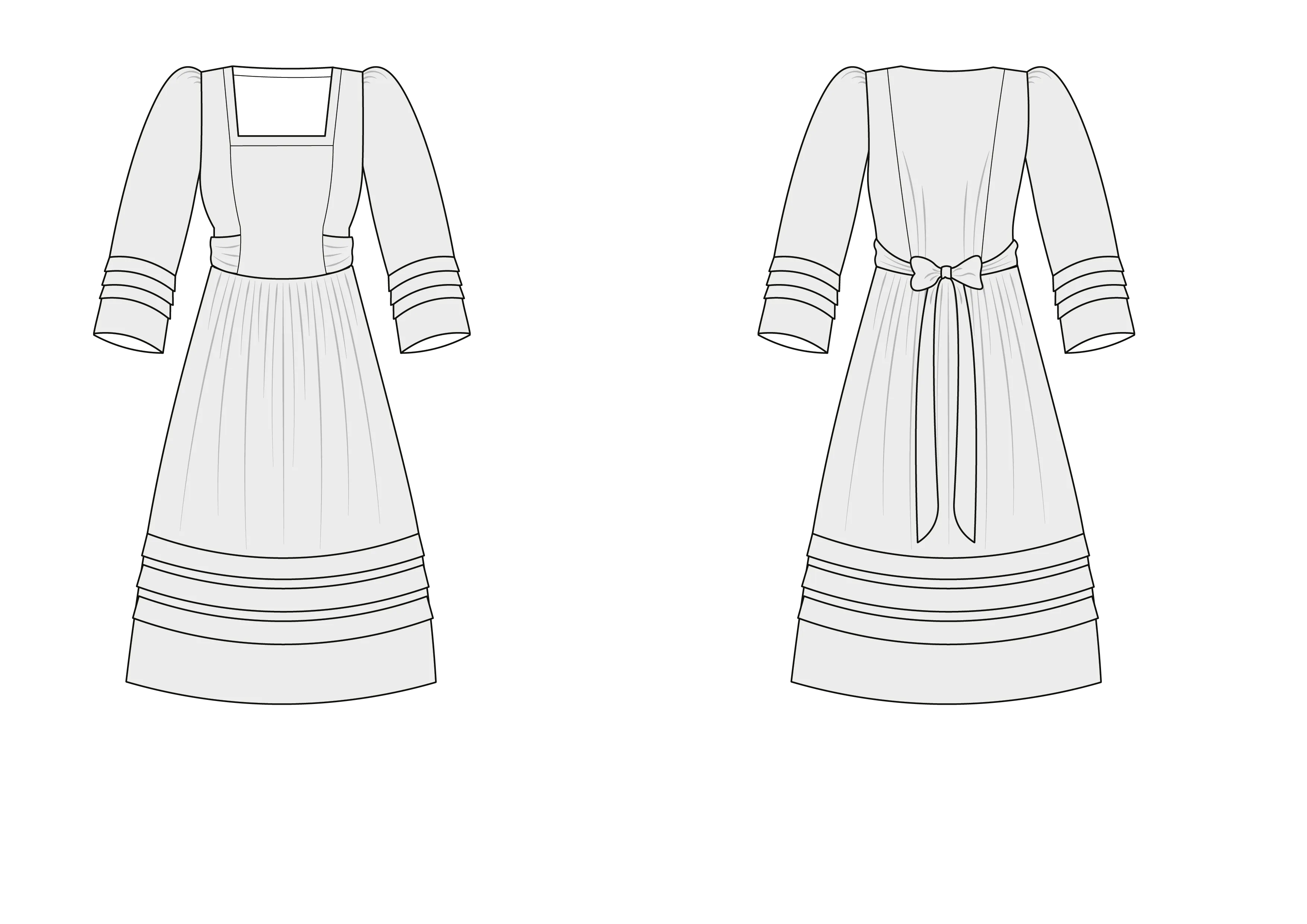 Tamzin Dress  - PDF sewing pattern