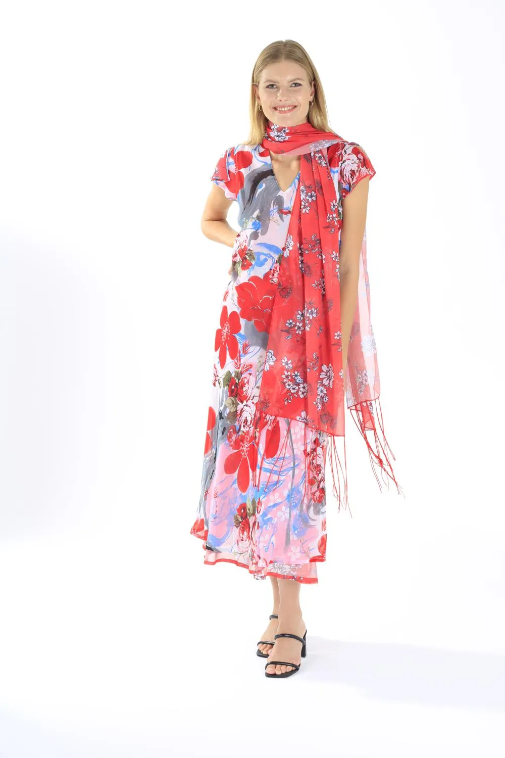 THE CINDERELLA SLAYING RED REVERSIBLE DRESS