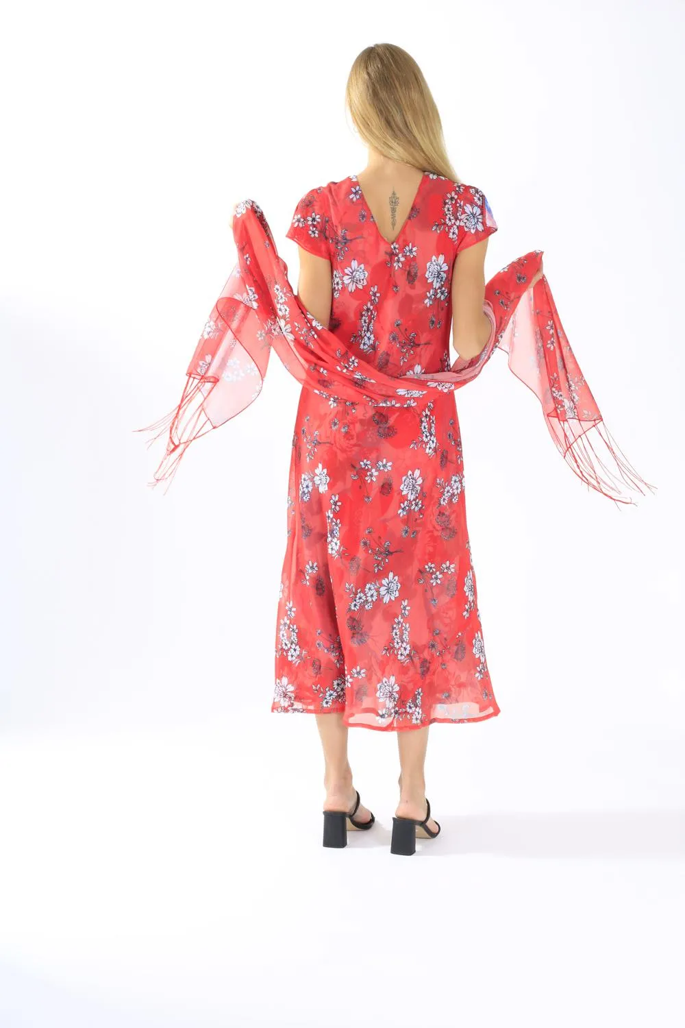 THE CINDERELLA SLAYING RED REVERSIBLE DRESS