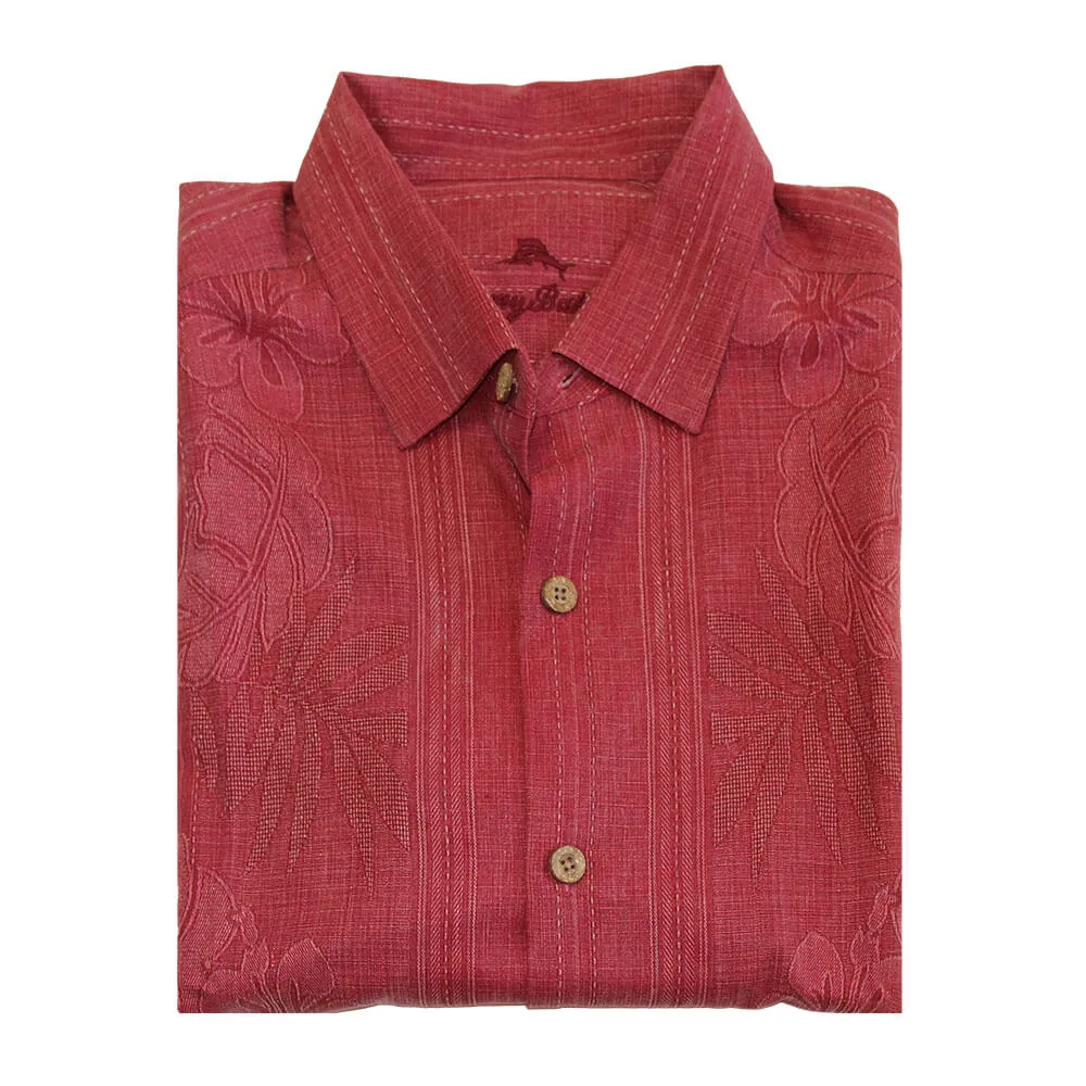Tommy Bahama Bali Border Camp Shirt - Deep Havana