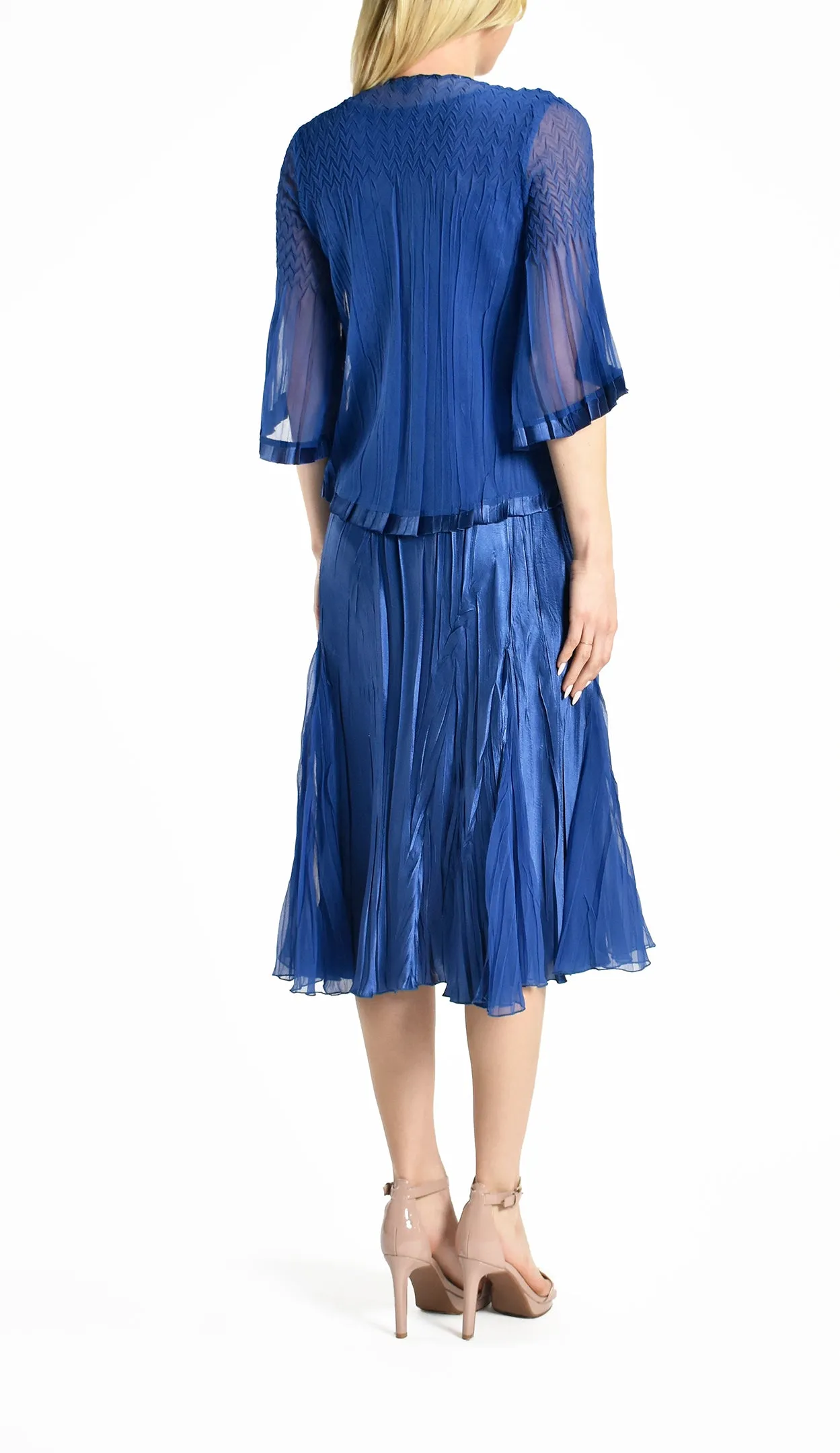 Tulip Sleeve Jacket Dress Set