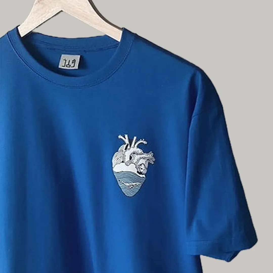 Wave Printed T-Shirt custom