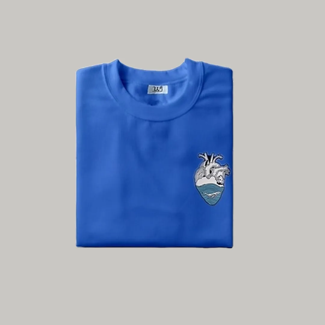Wave Printed T-Shirt custom