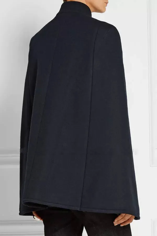 Wool cloak coat/Cape coat/Wool coat Women/Women's winter coat/wool long coat/wool jacket/plus size overcoat/A-line coat/ coat T0618