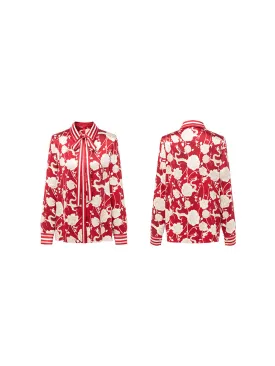 YAYING Silk Printed Shirt